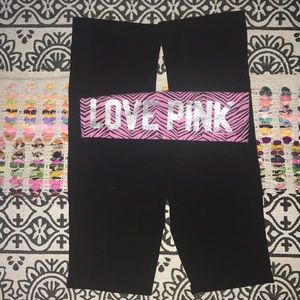 Love Pink Victorias Secret Zebra Striped Yoga Pant